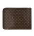 Louis Vuitton Laptop Case, &pound;495, Accessories, Brown, Canvas, Back view